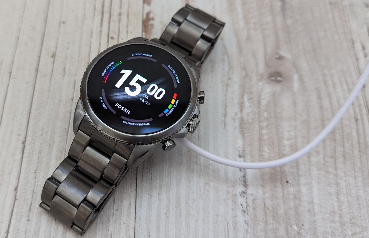 smartwatch heren fossil