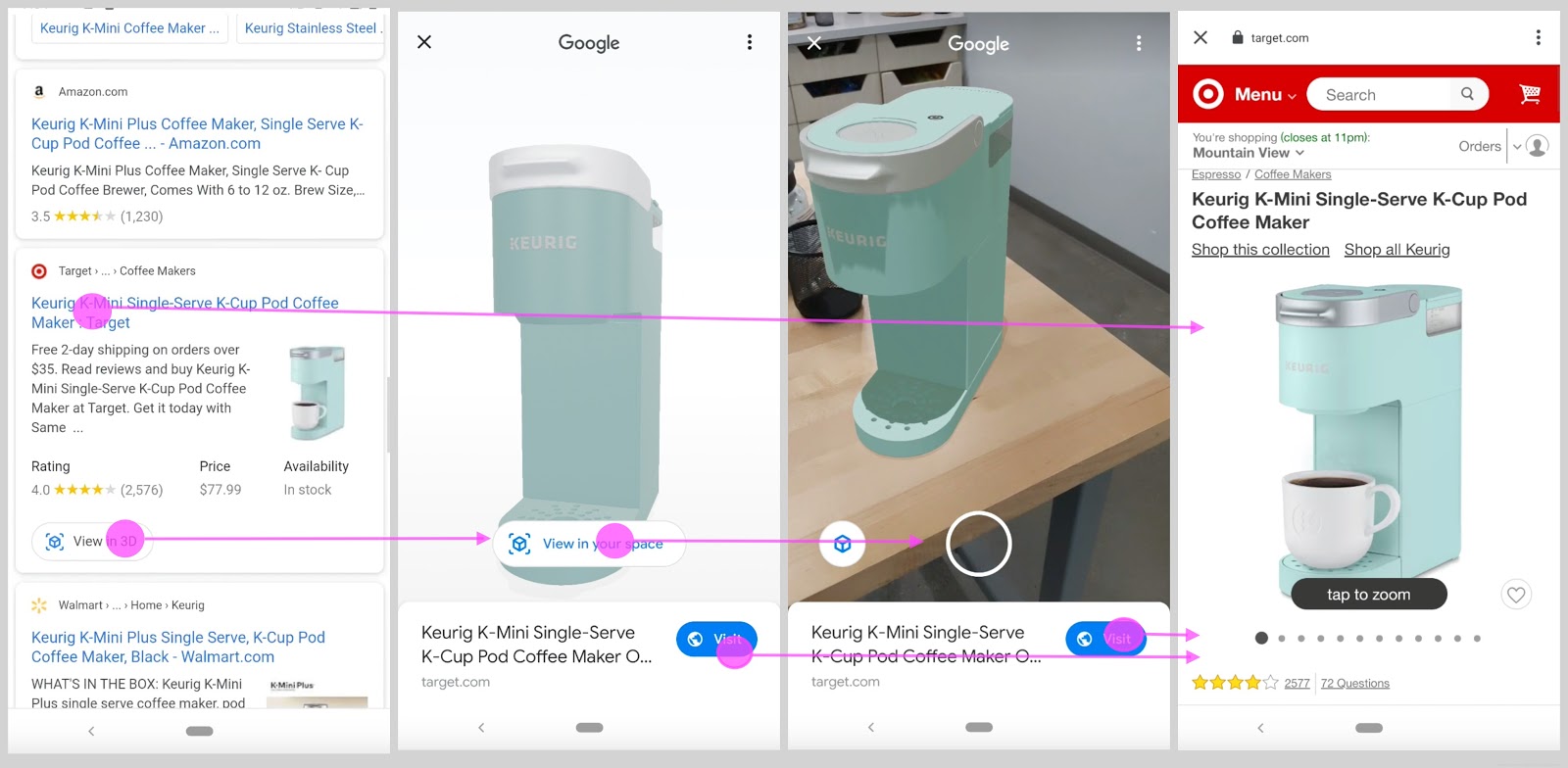 google 3d ar